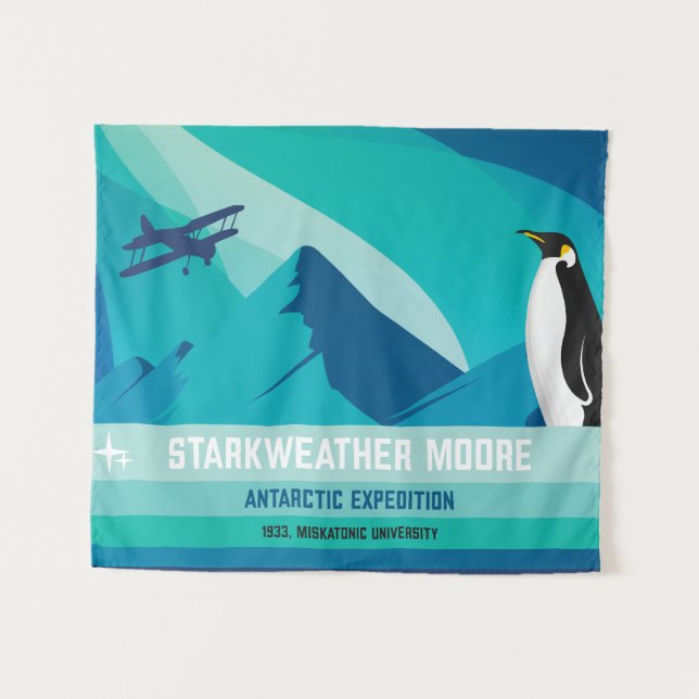 Tenture Expédition Antarctique Starkweather-Moore (Devant (Horizontal))
