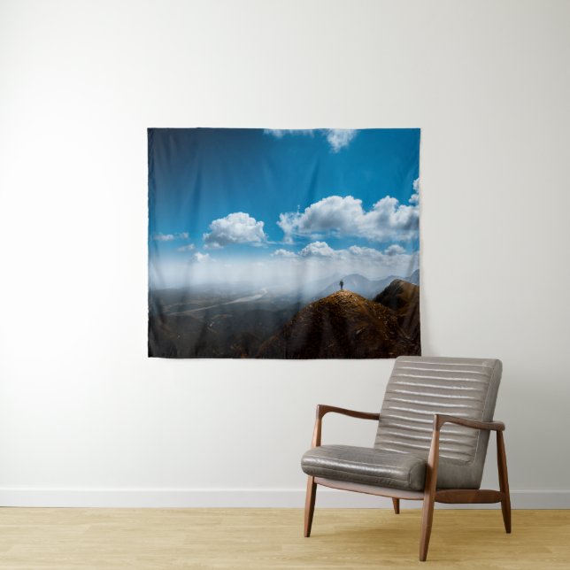 Tenture Explorer de nouvelles hauteurs (En situation (horizontale))