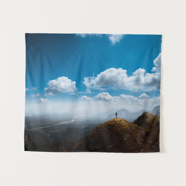 Tenture Explorer de nouvelles hauteurs (Devant (Horizontal))