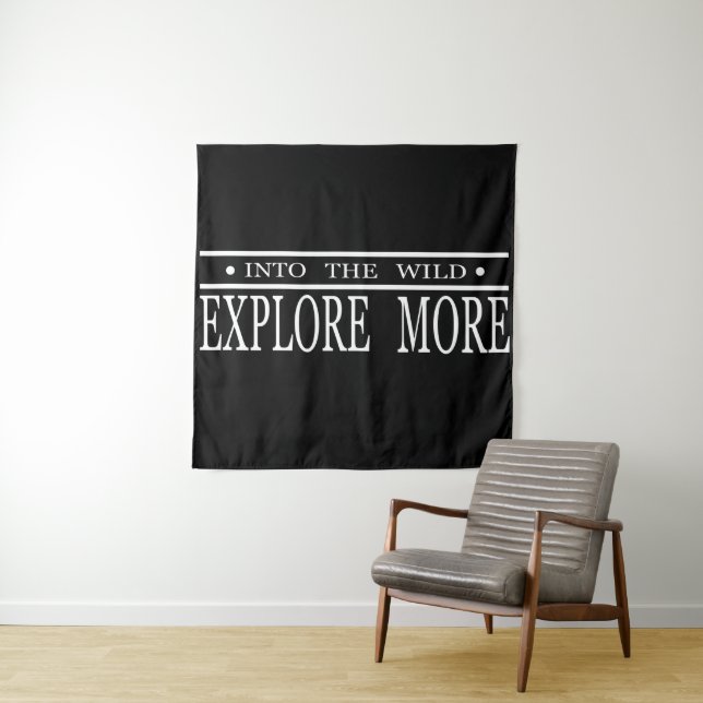 Tenture Explorez la randonnée sauvage (En situation)