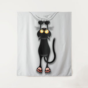 Tenture Fabric de Cat funny