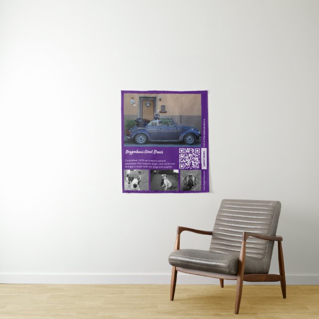 Tenture Faites la promotion de votre élevage de Dogue Alle (En situation)