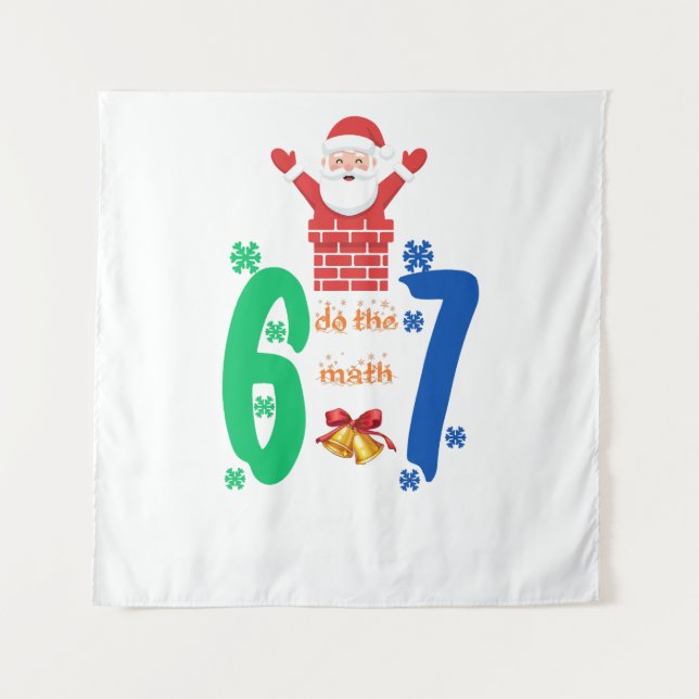 Tenture Faites Le Calcul 67 Meme Noël (Devant)