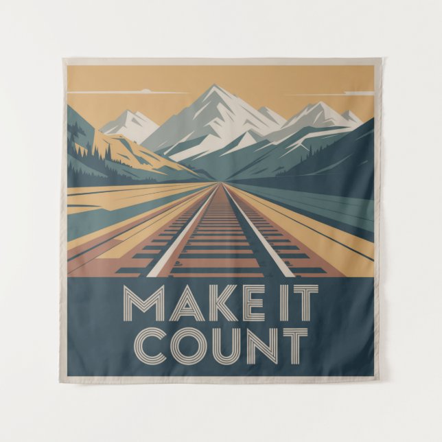 Tenture Faites que ça compte (Devant)