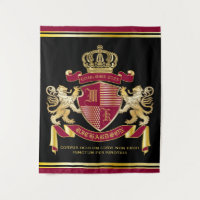 Faites votre propre blason d'armoiries d'or rouge