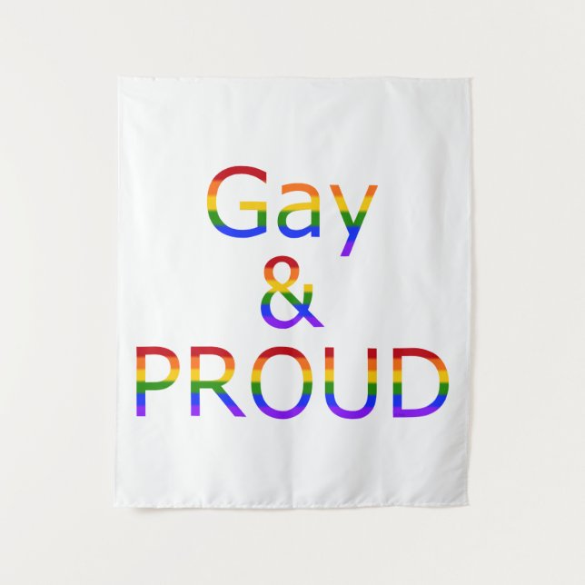 Tenture Falln Gay Et Fier (Devant)