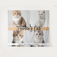 Famille de photos de chats personnalisées