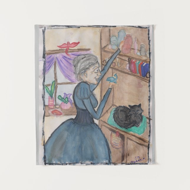 Tenture familure sorcière (Devant)