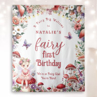 Fée de bébé Premier anniversaire fête Bienvenue Co
