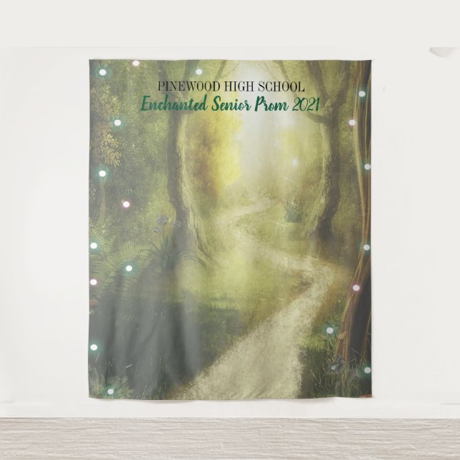 Tenture Fée de forêt enchantée Lumière sur le parc  (Devant)