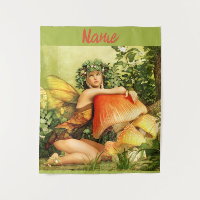 Tenture Fée des champignons Thunder_Cove (Devant)