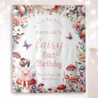 Fée mignonne Première fête d'anniversaire Accueil