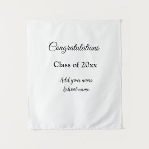 Tenture Félicitations simples pour la remise des diplômes,