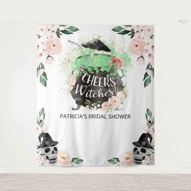 Tenture Félicitations Sorcières Décor de Fond pour Enterre (Devant)