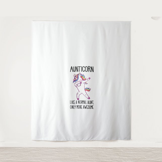 Tenture Femen Unicorn Tante Tante Tante Comme une Tante No (Devant)