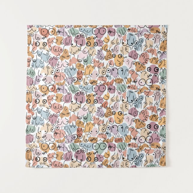 Tenture femme amusante féministe (Devant)