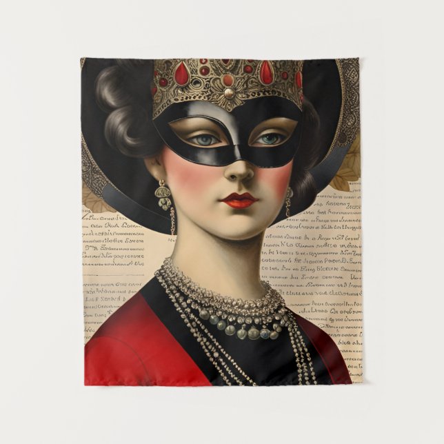Tenture Femme de Mascarade (Devant)