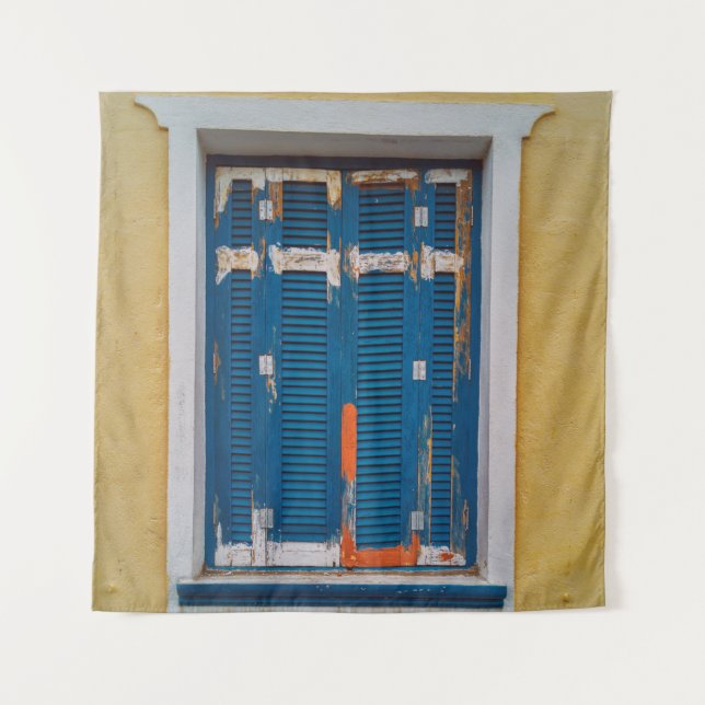 TENTURE FENÊTRE BLEU (Devant)