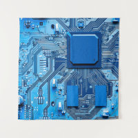 Fermeture de la carte de circuits électroniques. c