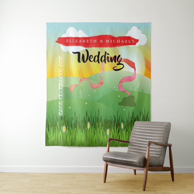 Tenture Festival Rustique Moderne  Mariage Wedfest Accesso (En situation)