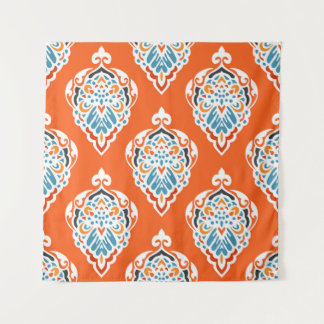Tenture Festive damassé vintage motif, design élégant.
