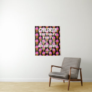 TENTURE FÊTE D'ANNIVERSAIRE D'ENFANTS 