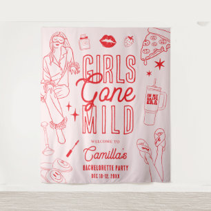 Tenture Fête de Filles Détente Spa Pyjama Enterrement de V