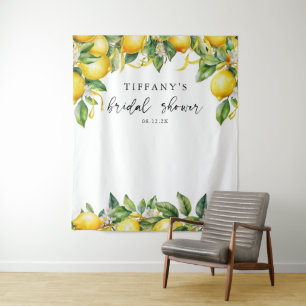 Tenture Fête de mariage Citron Citrus