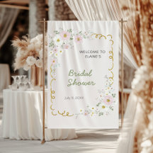 Fête de Mariage Florale Aquarelle Fantaisiste