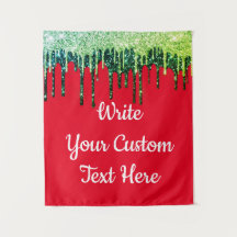 Fête de Noël - Photo Booth Backdrop Holiday Drop