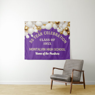 Tenture Fête de retrouvailles de la 50e promotion