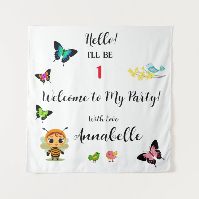 Tenture Fête des enfants de Garden Party (Devant)