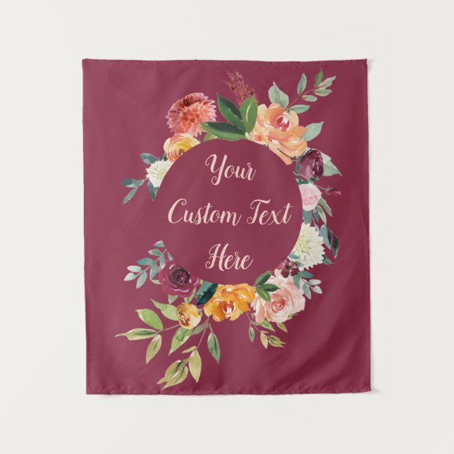 Tenture Fête des mariées d'automne fond Photo Botte Tapiss (Devant)