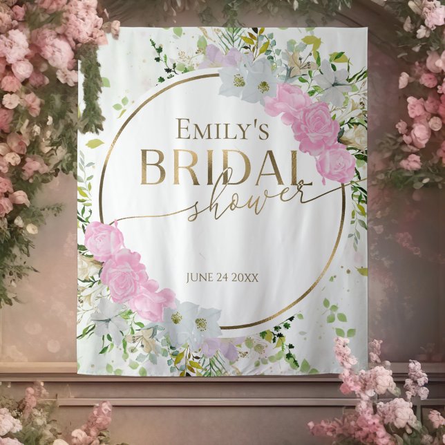 Tenture Fête des mariées de printemps arrière-plan Photo P (Créateur téléchargé)