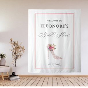 Tenture Fête des mariées de talons hauts roses