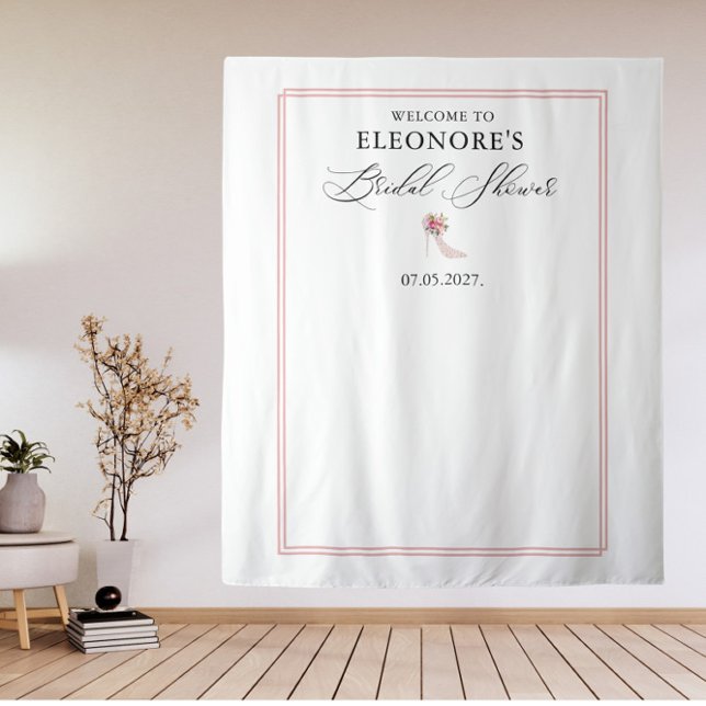 Tenture Fête des mariées de talons hauts roses (Créateur téléchargé)