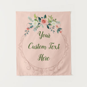 Tenture Fête des mariées Fairytale Contexte Floral romanti