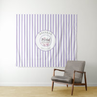 Fête des mariées Lavender Rose Lilac Stripes
