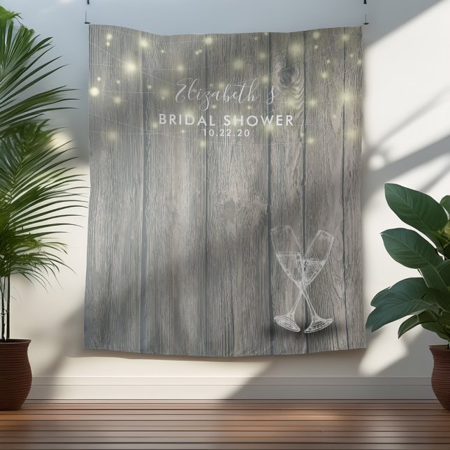 Tenture Fête des mariées Photo Fond d'écran Champagne Verr (Créateur téléchargé)