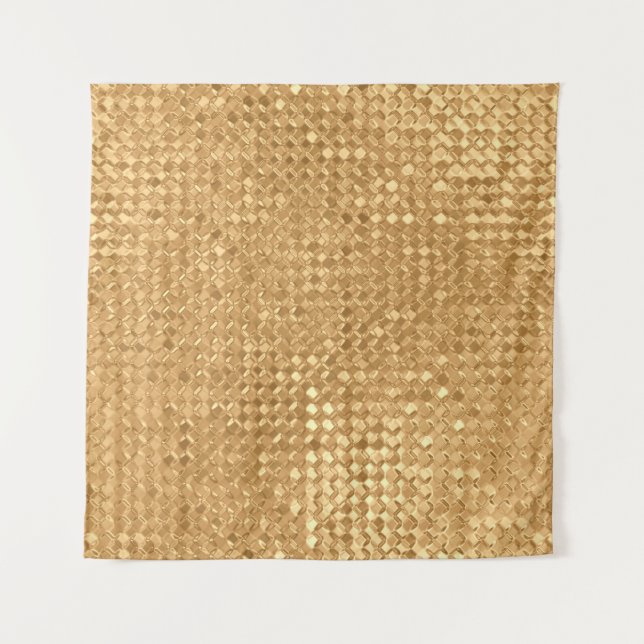 Tenture Feuille d'or sans soudure motif, parties scintilla (Devant)