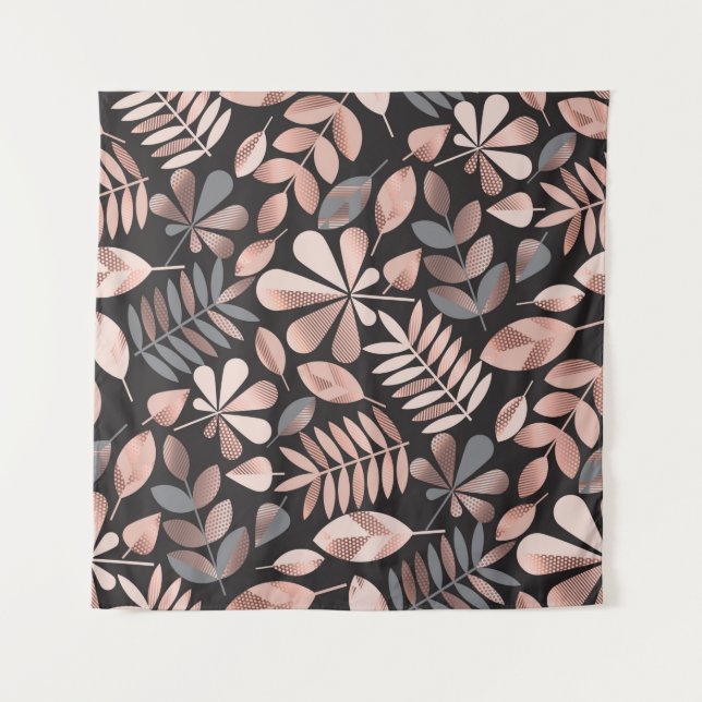 Tenture Feuilles d'automne motif (Devant)
