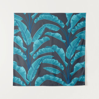 Tenture Feuilles de bananier : motif tropical vintage.