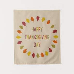 Tenture Feuilles de chêne de Thanksgiving