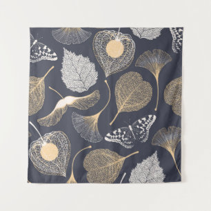 Tenture Feuilles de Ginkgo : Élégance florale incomparable