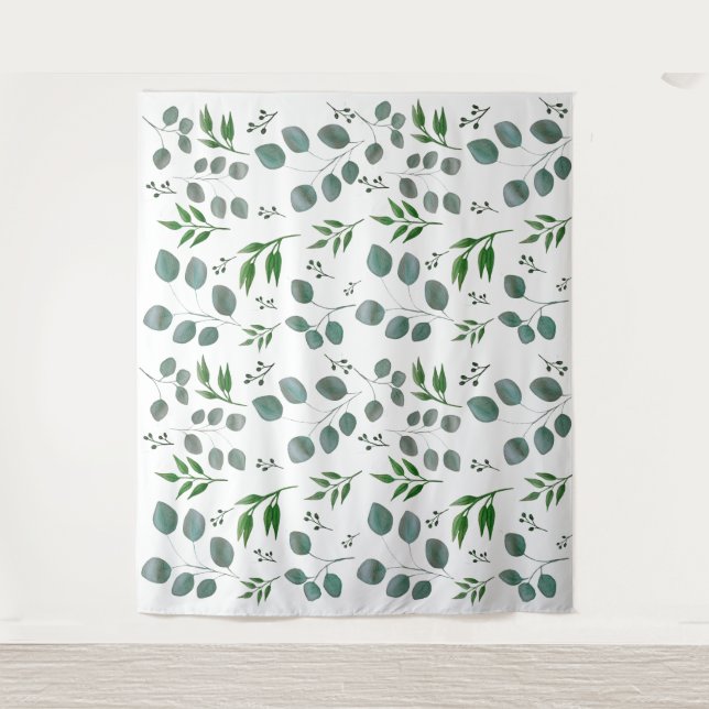 Tenture Feuilles de l'eucalyptus (Devant)