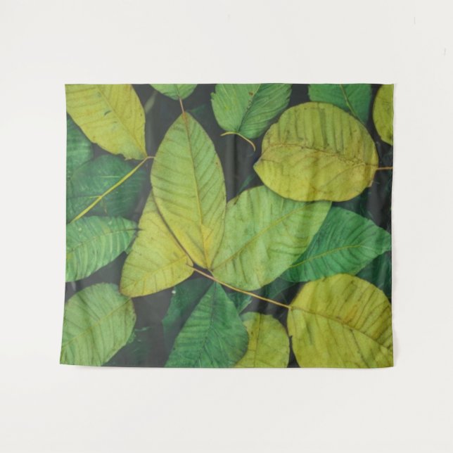 Tenture Feuilles Vertes (Devant (Horizontal))