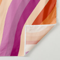 Fierté lesbienne fait main couleur rose rayure