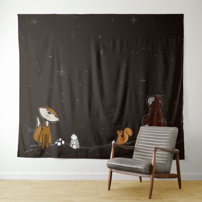 Tenture figdewdrop Watch the Stars Extra large Tapestry (En situation (horizontale))