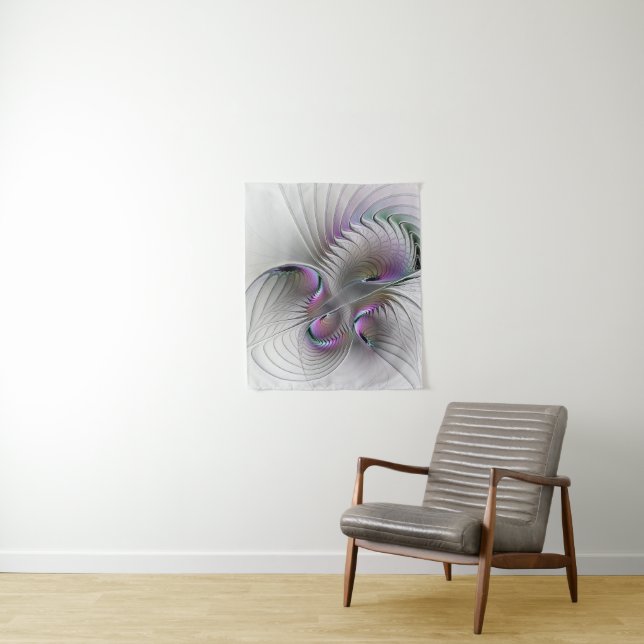 Tenture Figure de fantaisie abstraite moderne timide Art f (En situation)