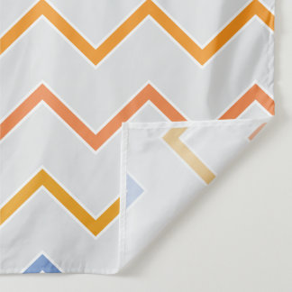 Tenture Figure lignes zig zag pastel arc-en-ciel
